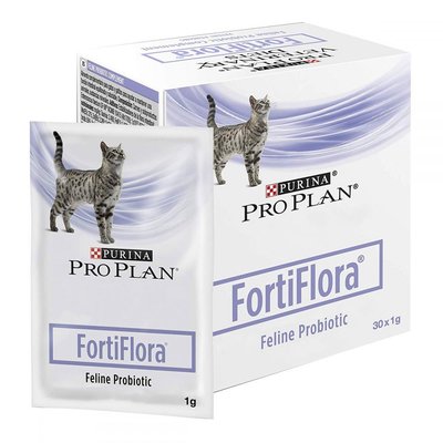 Добавка Purina Pro Plan Veterinary Diets Cat Fortiflora 30x1 гр 00000003355 снимка