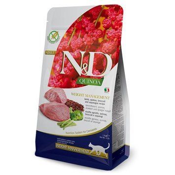 Сухой корм Farmina N&D Cat Quinoa Weight Management Lamb Broccoli, 5 кг 00000003839 фото
