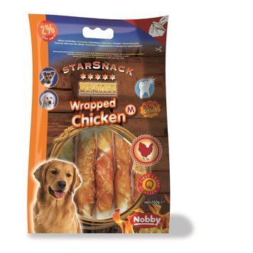 Лакомство Nobby StarSnack Wrapped Chicken - 150 гр (70072) 00000000969 снимка