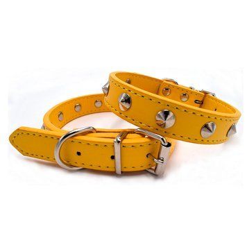 Нашийник Record Punk Yellow, S 00000007461 снимка