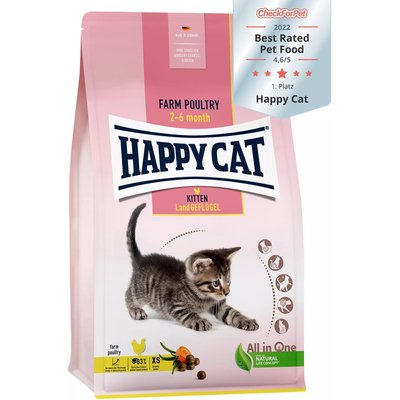 Храна Happy Cat Young Kitten Farm Poultry, 4 кг 00000000262 снимка