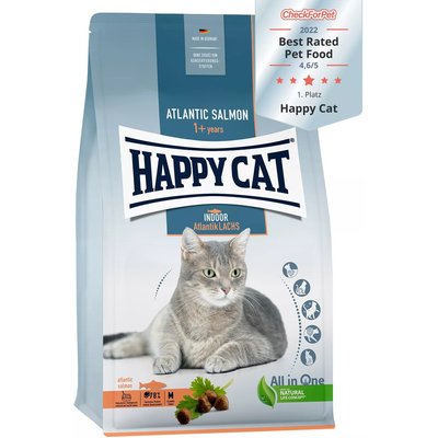 Храна Happy Cat Indoor Adult Atlantic Salmon, 300 гр 00000000194 снимка