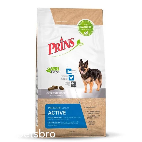 Храна ProCare Super Active - за кучета от средни и големи породи, 3 кг 00000000132 снимка
