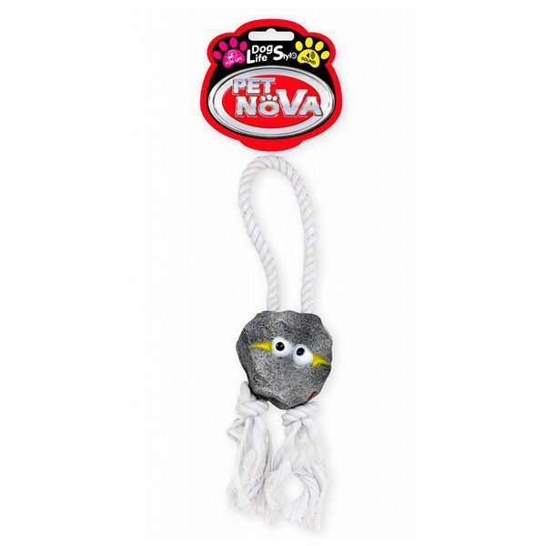 Въже Pet Nova with rubber stone - 28 cm 00000007124 снимка