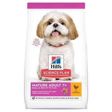 Сухой корм Hill's Science Plan Canine Mature Small & Mini Chicken, 300 гр 00000003648 фото