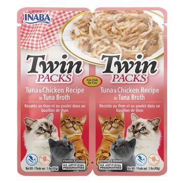 Лакомство Ciao Cat Twin packs Tuna with Chicken recipe in Tuna Broth 2 - 40 гр 00000010173 снимка