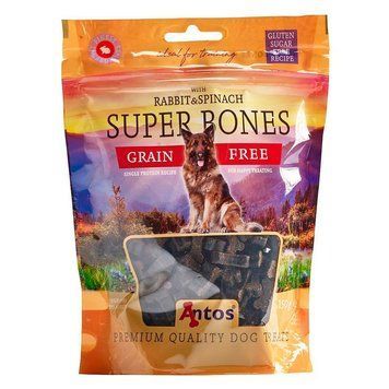 Лакомство Antos Dog Super Bones Rabbit&Spinach - 150 гр 00000008229 снимка