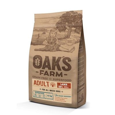Суха храна Oaks Farm Adult Lamb All Breeds, 18 кг 00000003318 снимка