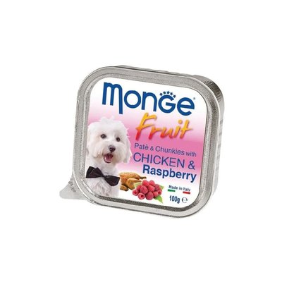 Пастет Monge Dog Fruit Chicken & Raspberries - 100 гр 00000004075 снимка