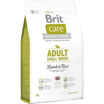 Сухой корм Brit Care Adult Small Breed Lamb & Rice, 3 кг 00000004953 фото