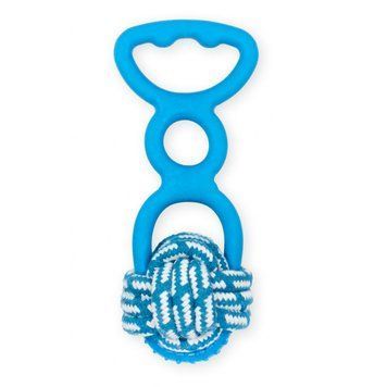 Топка Pet Nova with rubber handle - 20 cm, Blue 00000007149 снимка