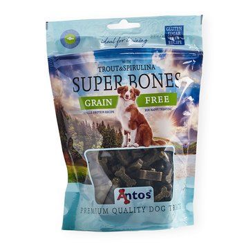 Лакомство Antos Dog Super Bones Trout&Spirulina - 150 гр 00000008230 снимка