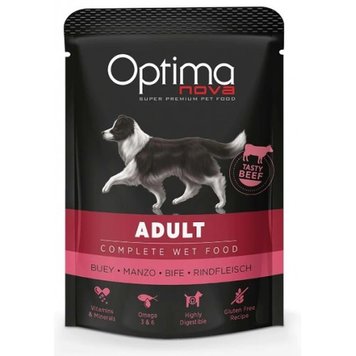 Храна Visan Optima Nova Adult Beef - 300 гр 00000000754 снимка