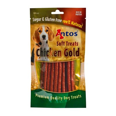 Лакомство Antos Dog Chicken Gold - 100 гр 00000008173 снимка