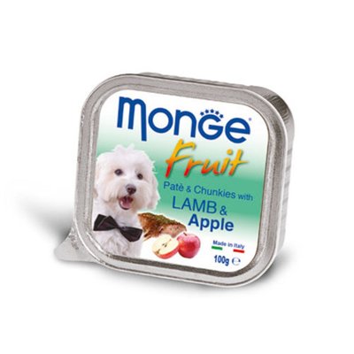 Пастет Monge Dog Fruit Lamb & Apples - 100 гр 00000004077 снимка