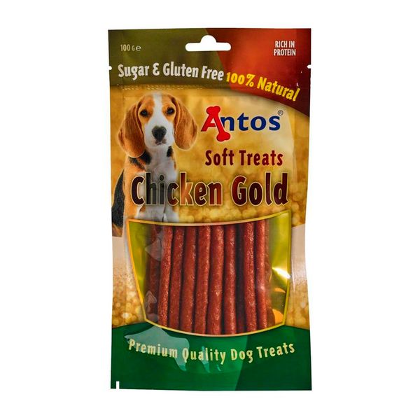 Лакомство Antos Dog Chicken Gold - 100 гр 00000008173 снимка