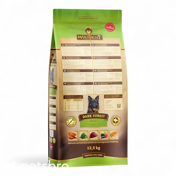Сухой Корм Wolfsblut Dark Fores Adult - 12,5 кг 00000009075 фото