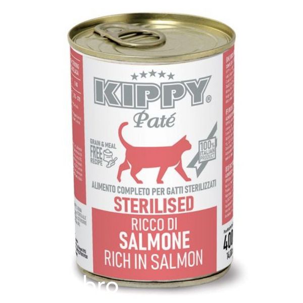 Мокра храна Kippy Cat Pate Salmon Sterilized - 400 гр 00000005912 снимка