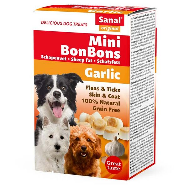 Добавка Sanal Mini Sheepfat Bonbons Garlic - 150 гр (SD2615) 00000000522 снимка