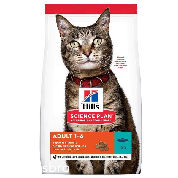 Суха храна Hill's Science Plan Feline Adult Tuna, 300 гр 00000003685 снимка