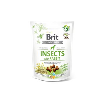 Лакомство Brit Care Crunchy Cracker Insects with Rabbit enriched with Fennel - 200 гр 00000005132 снимка