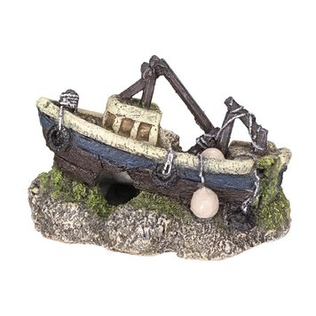 Декор Nobby Aqua Ornaments "BOAT" - 13x6,7x8,7 cm 00000003004 снимка