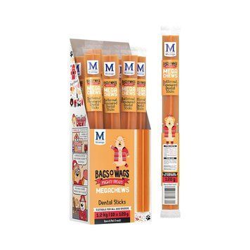 Лакомство Montego Bags O&rsquo; Wags Chewies Butternut Flavoured Dental Sticks - 120 гр 00000010217 снимка