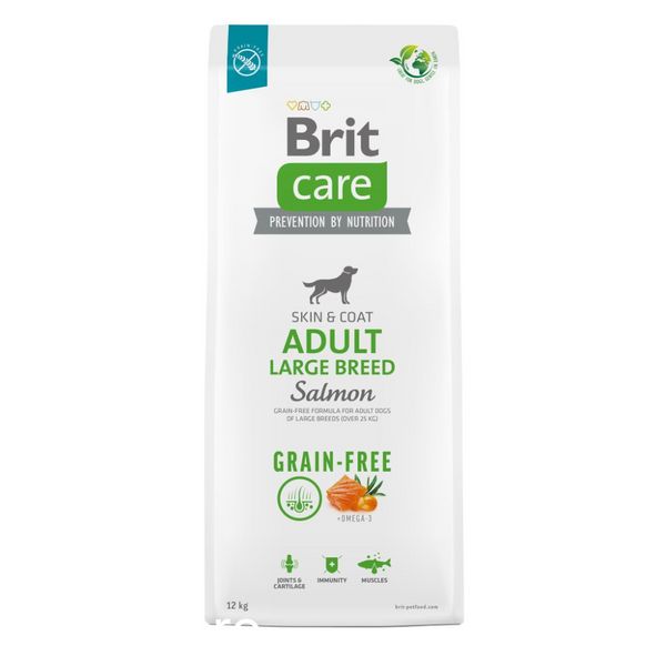 Суха храна Brit Care Dog Grain-free Adult Large, 3 кг 00000004955 снимка