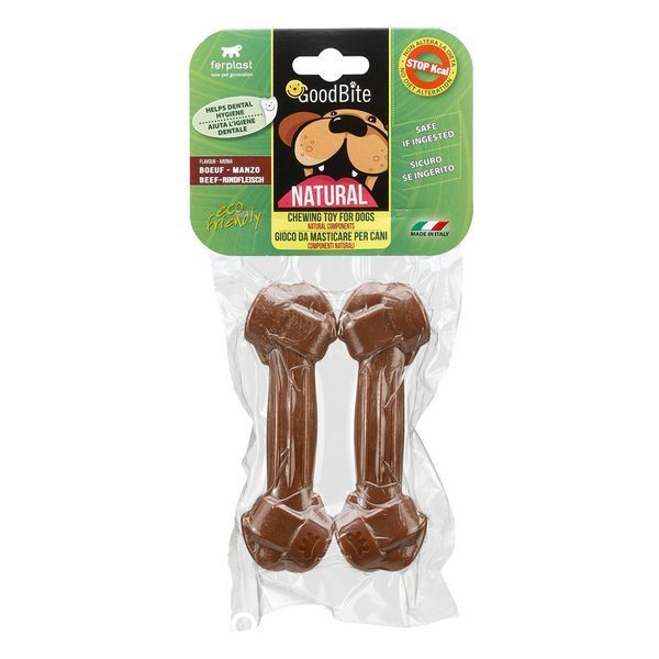 Играчка Ferplast Goodbite Natural Beef Bone - 2 бр, M 00000008351 снимка