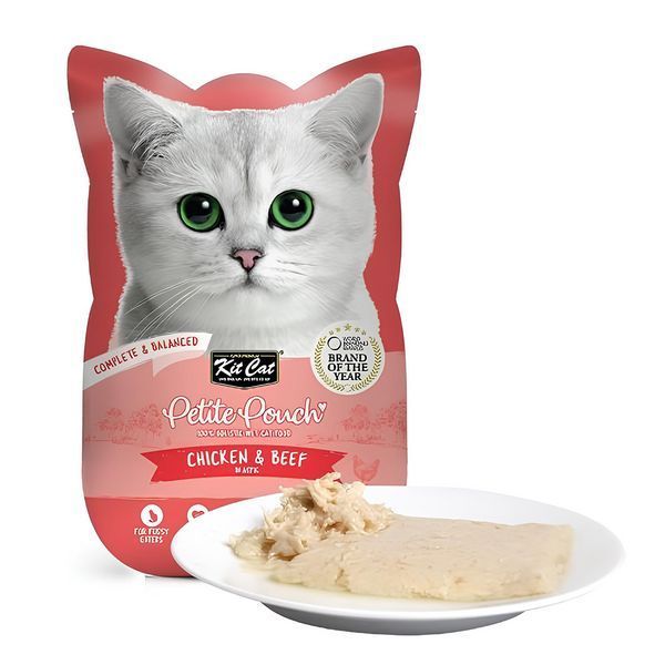 Пауч Kit Cat Chicken & Beef - 70 гр 00000010026 снимка