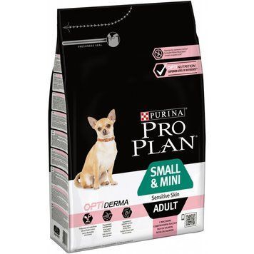 Сухой корм Purina Pro Plan Adult Small & Mini Sensitive Skin Salmon - 3 кг 00000003482 фото