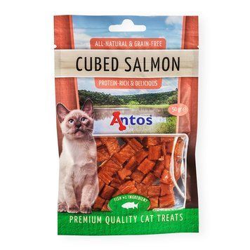 Лакомство Antos Cat Treats Cubed Salmon - 50 гр 00000008136 фото