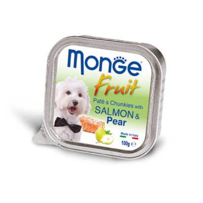 Пастет Monge Dog Fruit Salmon & Pears - 100 гр 00000004079 снимка