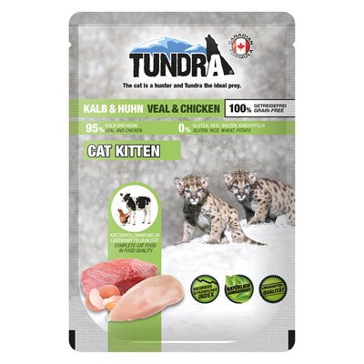 Пауч Tundra Kitten Veal&Chicken 00000007753 снимка