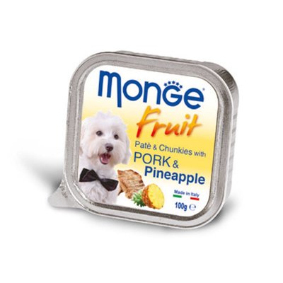 Пастет Monge Dog Fruit Pork & Pinapples - 100 гр 00000004078 снимка