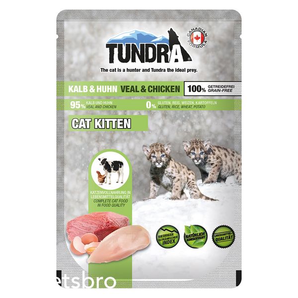 Пауч Tundra Kitten Veal&Chicken 00000007753 снимка