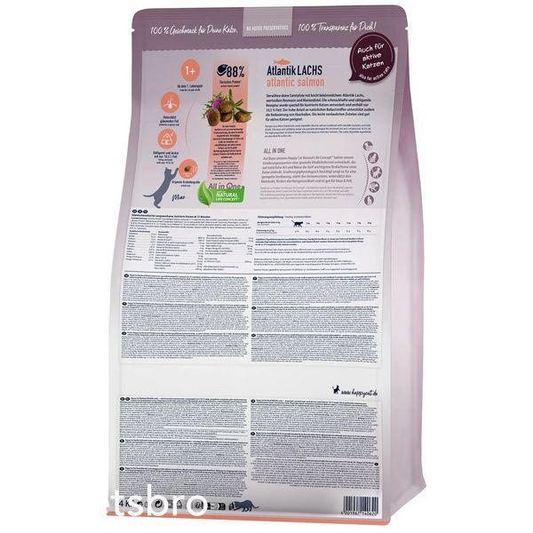 Храна Happy Cat Sterilised Adult Atlantic Salmon, 10 кг 00000000243 снимка