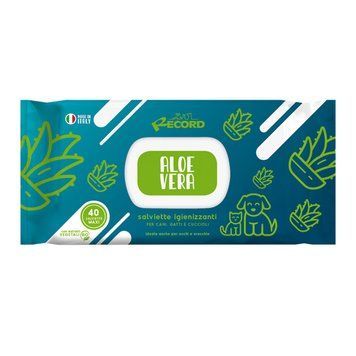 Мокри кърпички Record wet wipes Aloe Vera - 40 бр 00000006365 снимка