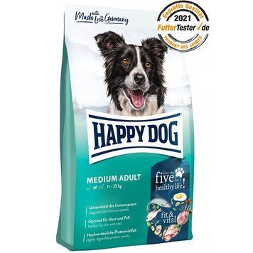 Корм Happy Dog Fit & Vital Medium Adult, 4 кг 00000000279 фото