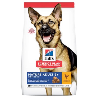 Суха храна Hill's Science Plan Canine Adult Mature Large Breed Chicken - 14 кг 00000003609 снимка