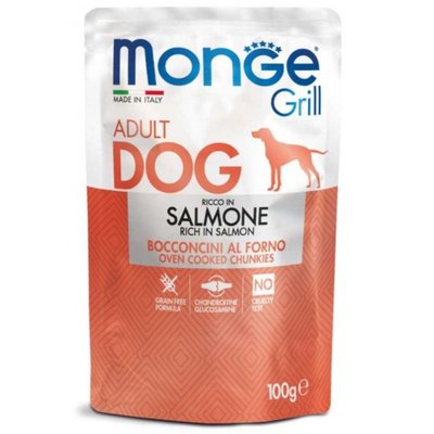 Мокра храна Monge Dog Grill Salmon - 100 гр 00000004066 снимка