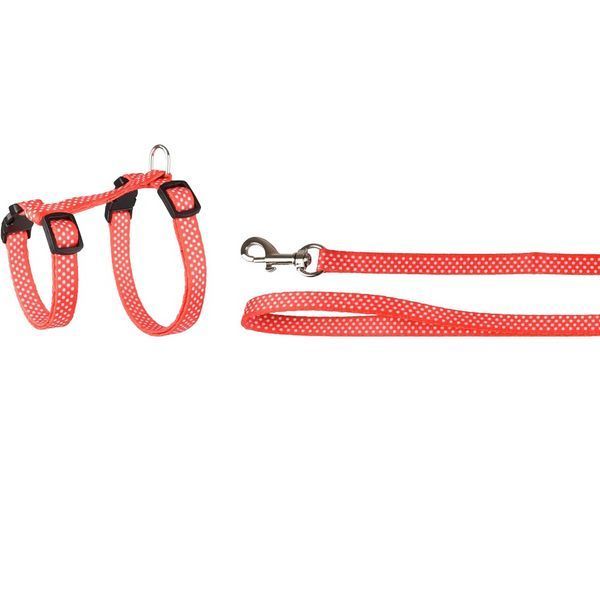 Комплект нагръдник + повод Flamingo Kitten Harness + Leash Aiwa - 15-25 cm 00000006080 снимка