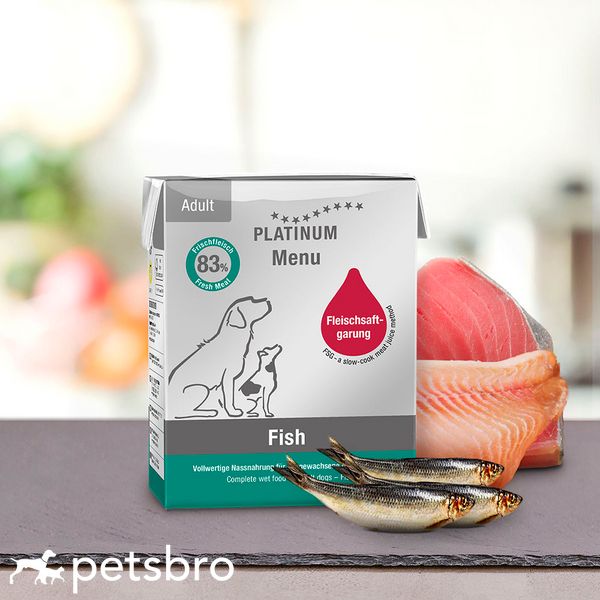 Мокра храна Platinum Dog Adult Fish, 90 гр 00000008258 снимка