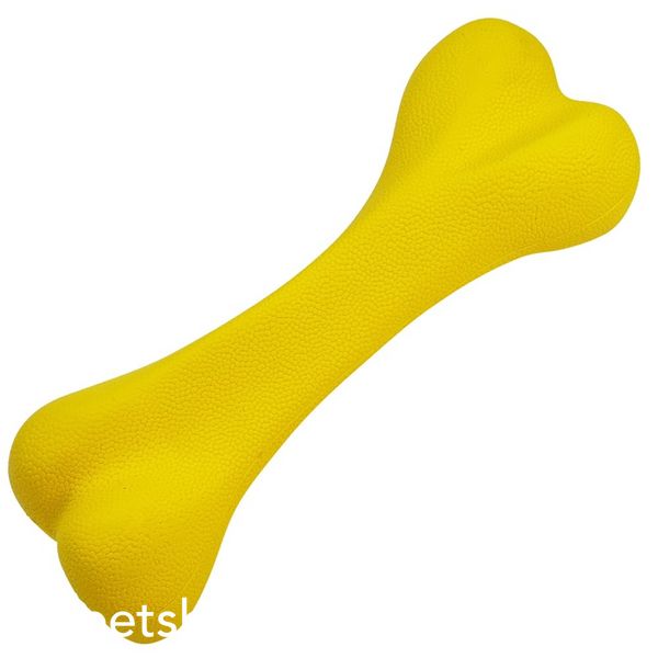 Играчка Nobby Solid rubber toy Bone Yellow - 23 cm 00000003268 снимка
