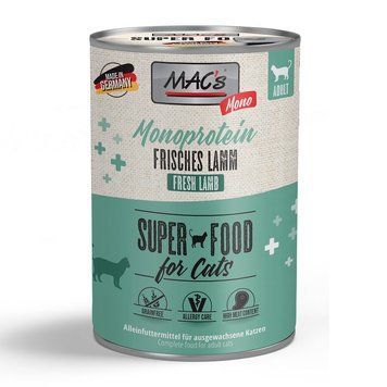 Влажный корм MAC's Cat Mono Fresh Lamb, 200 гр 00000007809 фото