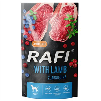 Пауч Rafi Adult with Lamb - 10х500 гр 00000006255 снимка