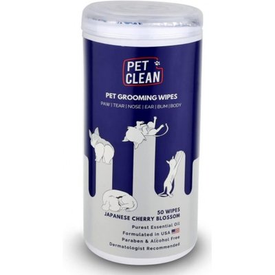 Мокри кърпички Pet Clean Pet Grooming Wipes for Dogs & Cats - 50 бр 00000004221 снимка