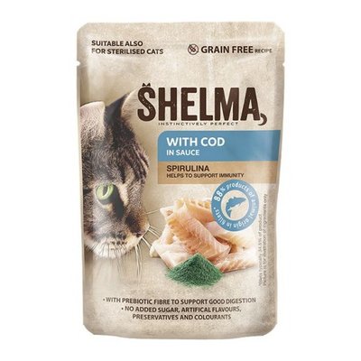 Храна Shelma with Cod and Spirulina in Sauce - 85 гр 00000000704 снимка