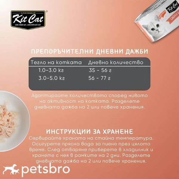 Консерва Kit Cat Chicken & Salmon - 80 гр 00000010018 фото