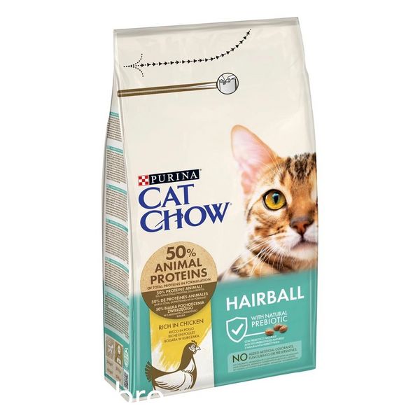 Суха храна Purina Cat Chow Hairball Control - 1,5 кг 00000003442 снимка